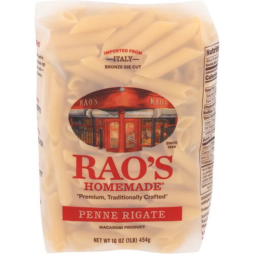 RAO'S HOMEMADE Penne Pasta - 16 Ounce