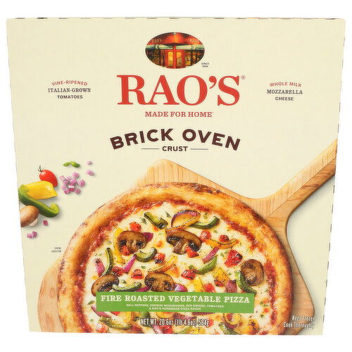 Rao's Homemade Brick Oven Crust Fire Roasted Vegetable Pizza - 20.6 Ounce