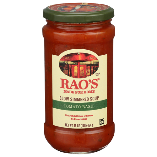 RAO'S HOMEMADE Soup Tomato Basil - 16 Ounce