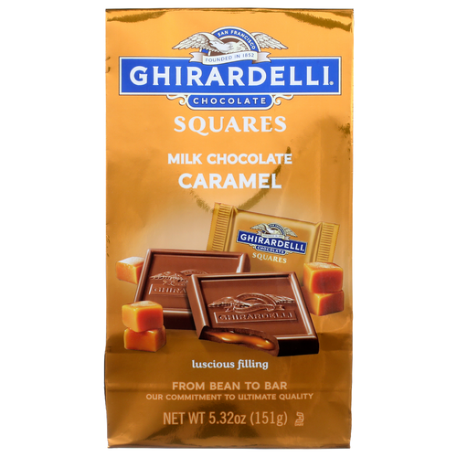 Ghirardelli Caramel Squares Milk Chocolate - 5.32 Ounce