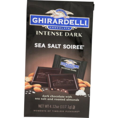 Ghirardelli Chocolate Intense Dark Sea Salt Soiree - 4.12 Ounce