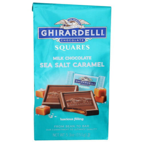 Ghirardelli Sea Salt Caramel Milk Chocolate - 5.3 Ounce