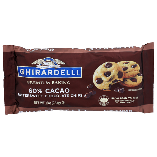 Ghirardelli Premium Baking Bittersweet Chocolate Chips - 10 Ounce