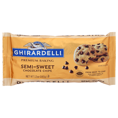 Ghirardelli Semi-Sweet Chocolate Chips Premium Baking - 12 Ounce