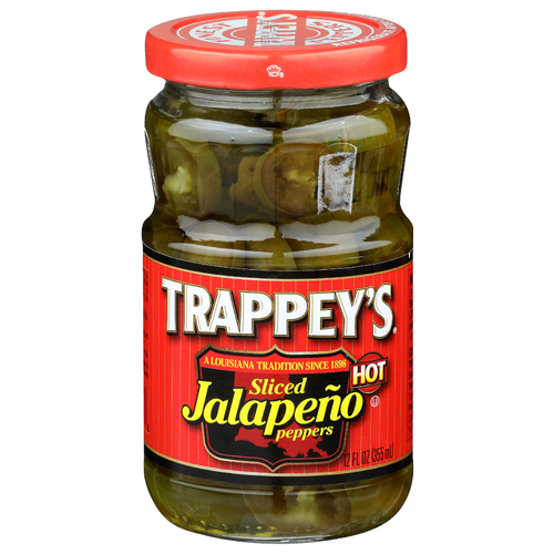 Trappey's Hot Sliced Jalapeno Peppers - 12 Fluid Ounce