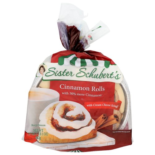Sister Schubert's With Cream Cheese Icing! Cinnamon Rolls - 17 Ounce