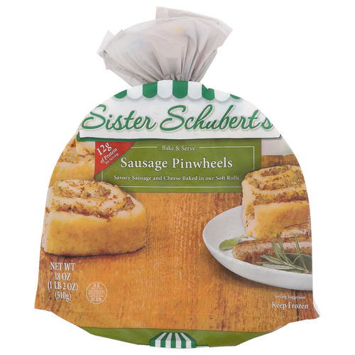 Sister Schubert's Sausage Pinwheels - 18 Ounce