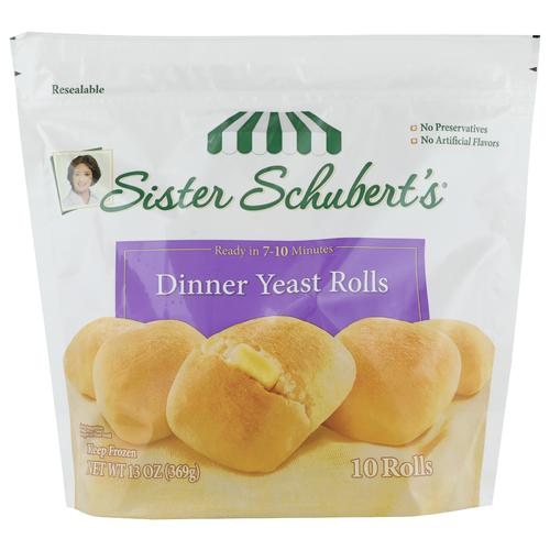 Sister Schubert’s Dinner Yeast Rolls - 1.3 Ounce - 10 Count Image 1 of 4