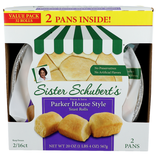 Sister Schubert’s Parker House Style Yeast Rolls - 10 Ounce - 2 Count Image 1 of 4