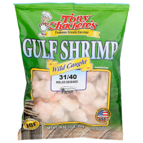Tony Chachere's Gulf Shrimp - 16 Ounce