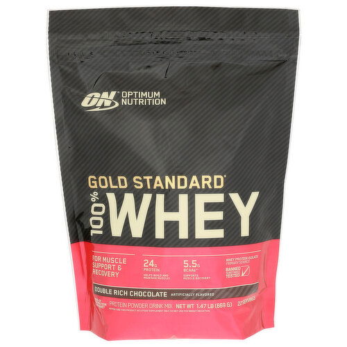 OPTIMUM NUTRITION Chocolate On 100% Wgs Gf Dbl Rich Choc - 1.47 Pound