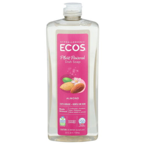 ECOS Almond Dish Soap - 25 Fluid Ounce