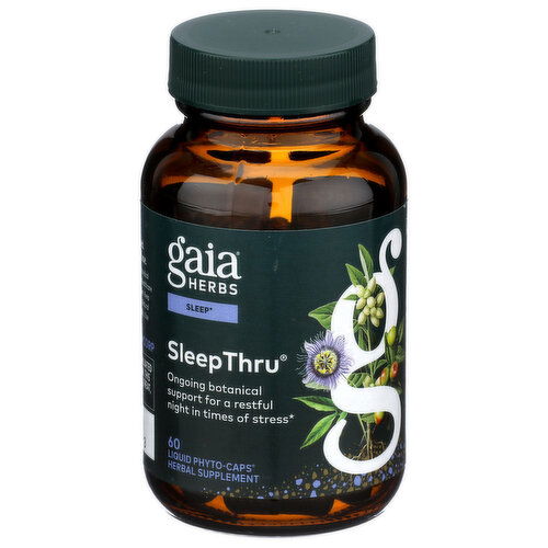 Gaia Herbs Sleep Support Sleepthru - 60 Count