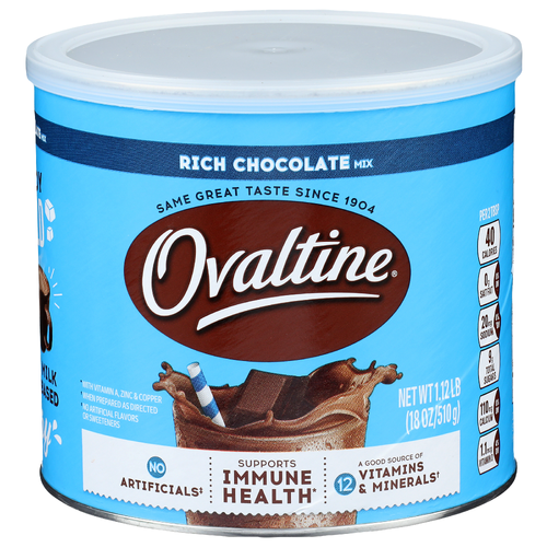 Ovaltine Rich Chocolate Mix - 1.12 Pound