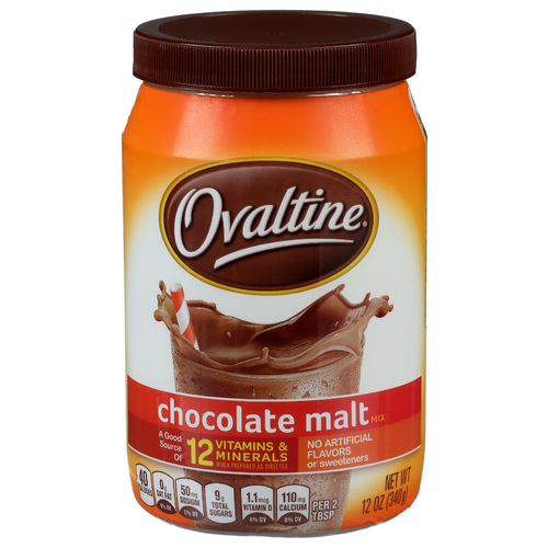 Ovaltine Chocolate Malt Mix - 12 Ounce