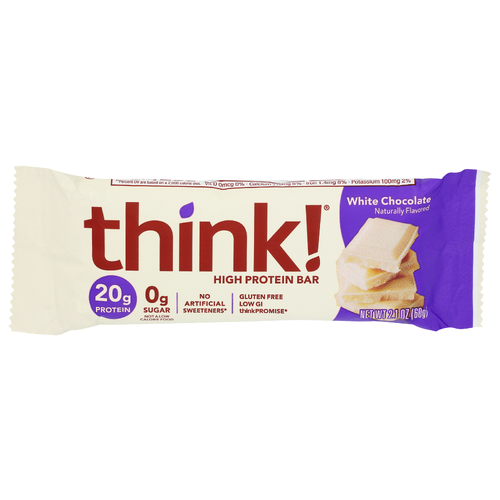 Think! White Chocolate Bar High Protein - 2.1 Ounce
