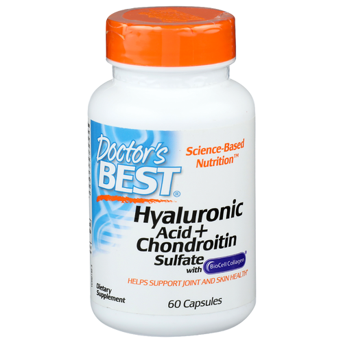 Doctor's Best Hyaluronic Acid + Chondroitin Sulfate - 60 Count