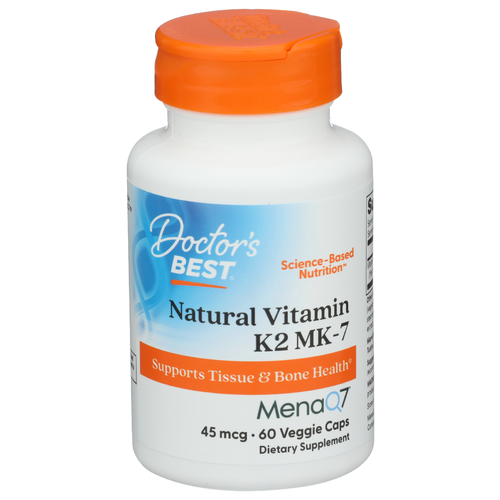 DOCTOR's Best Natural Vitamin K2 MENAQ7 - 60 Count