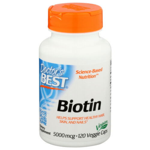 DOCTOR's Best Biotin 5,000 Mcg - 120 Count