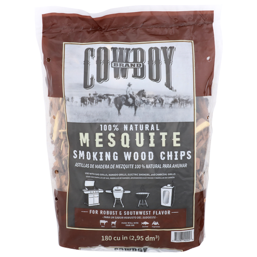 Cowboy Brand Mesquite Smoking Wood Chips - 1 Each