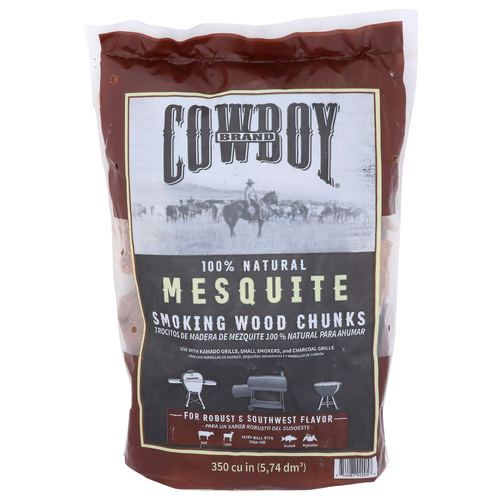 Cowboy Brand Mesquite Smoking Wood Chunks - 1 Each
