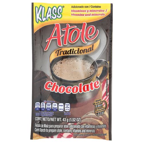 Klass Mix Atole Chocolate - 1.52 Ounce