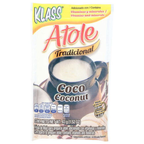 Klass Mix Atole Coconut - 1.52 Ounce