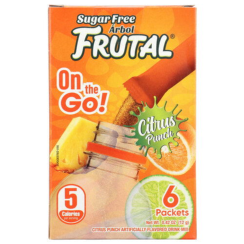 Arbol Frutal Bev Stk Citrus Punch - 0.07 Ounce - 6 Count Image 1 of 2