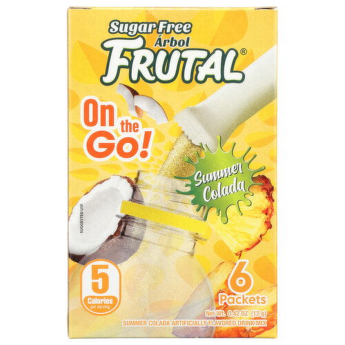 Arbol Frutal Bev Stk Summr Colada - 0.07 Ounce - 6 Count Image 1 of 2
