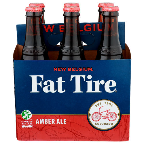 New Belgium Fat Tire Amber Ale - 12 Fluid Ounce - 6 Count