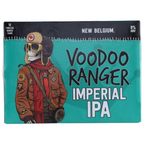 New Belgium Voodoo Ranger Beer, Imperial Ipa - 12 Count