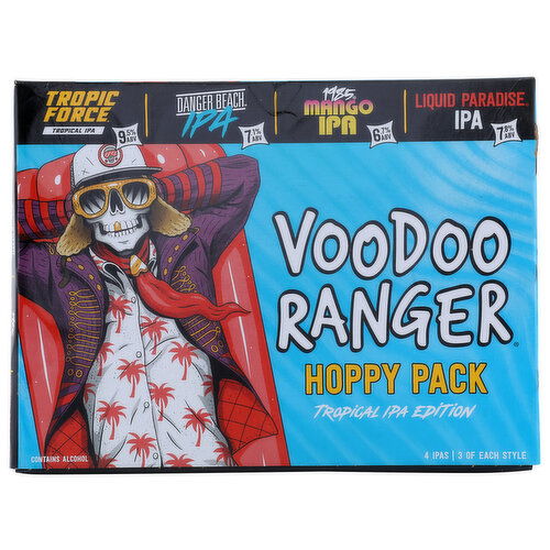 New Belgium Voodoo Ranger Beer, Hoppy Pack - 1 Each