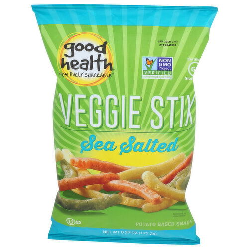 Good Health Veggie Stix Sea Salt - 6.25 Ounce