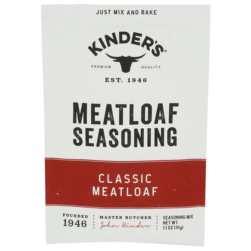 KINDER'S Classice Butcher's Original Meatloaf - 1.1 Ounce