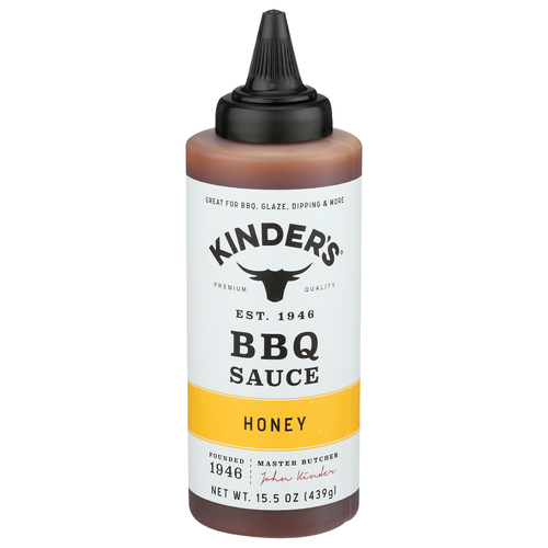 KINDERS BBQ Sauce Honey Sqz - 15.5 Ounce