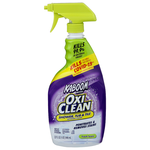 Kaboom With Oxi Clean Fresh Scent Shower, Tub & Tile Bathroom Cleaner - 32 Fluid Ounce