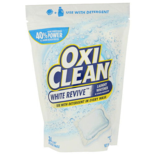 Oxiclean White Revive Paks - 25 Gram - 24 Count Image 1 of 3