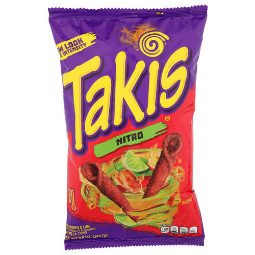 Takis Nitro Habanero & Lime Tortilla Chips - 9.9 Ounce