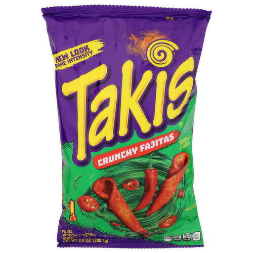Takis Crunchy Fajitas Mild Tortilla Chips - 9.9 Ounce