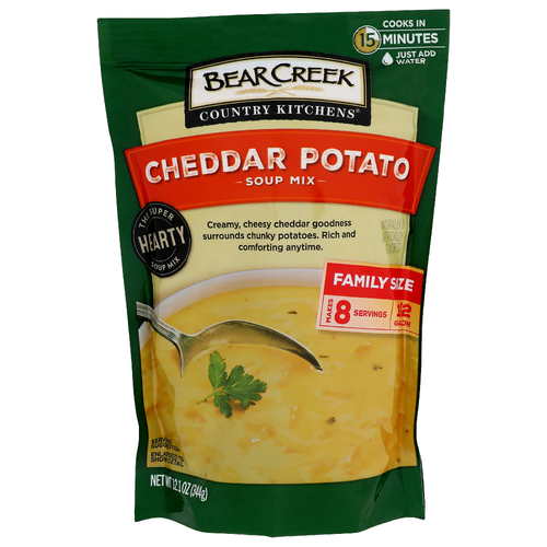 Bear Creek Cheddar Potato Family Size Country Kitchens Soup Mix - 12.1 Ounce Image 1 of 4