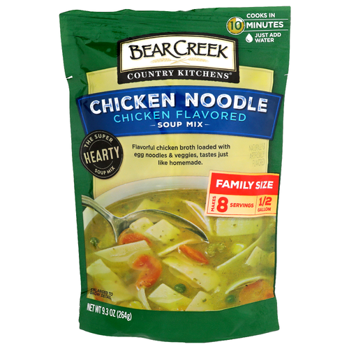 Bear Creek Chicken Flavored Soup Mix Noodle Country Kitchens - 9.3 Ounce Image 1 of 4