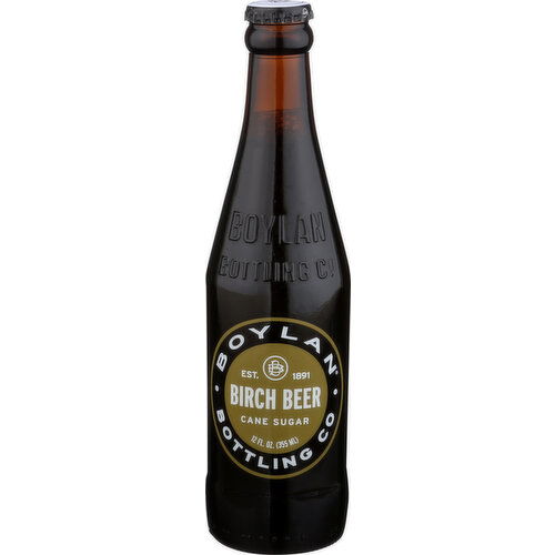 BOYLAN Soda Birch Beer - 12 Fluid Ounce