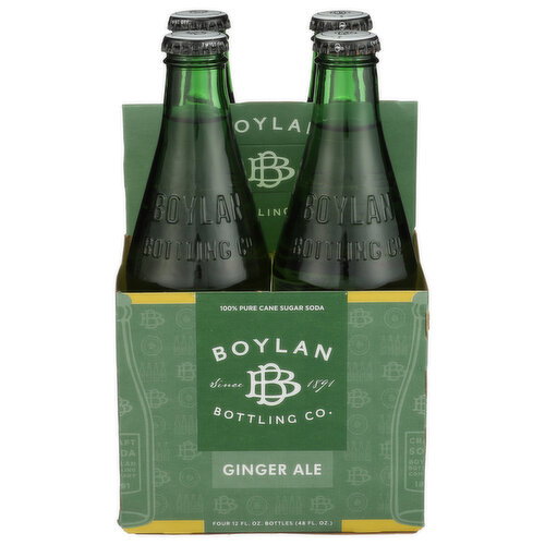 Boylan Bottling Co Ginger Ale - 12 Fluid Ounce - 4 Count Image 1 of 3
