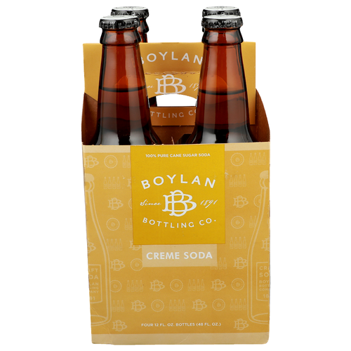Boylan Bottling Co. Creme Soda - 12 Fluid Ounce - 4 Count