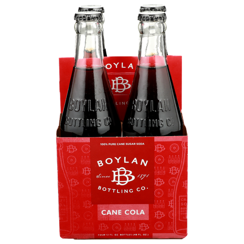 Boylan Cane Cola Bottling Co. Soda - 12 Fluid Ounce - 4 Count