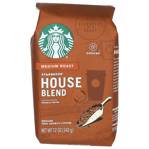 Starbucks Medium Roast Ground 100% Arabica Coffee - 12 Ounce