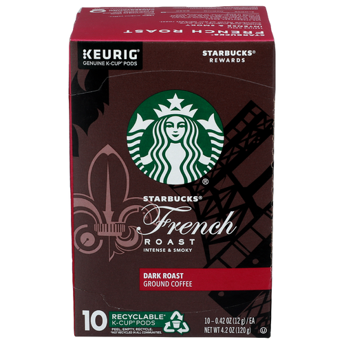 Starbucks Dark Roast French Ground Coffee - 0.042 Ounce - 10 Count