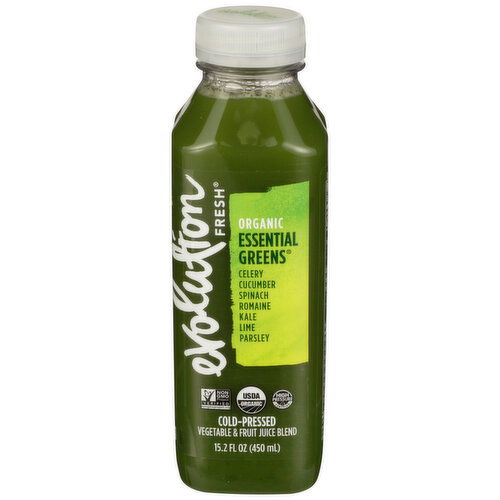 EVOLUTION FRESH Premium Organic Cold Pressed Juice Evl Org Essential Greens - 15.2 Fluid Ounce