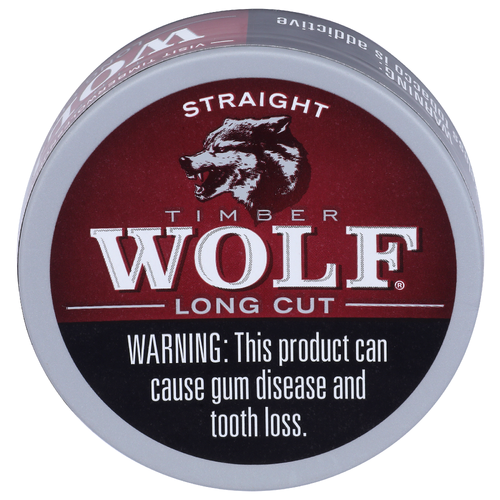 Timber Wolf Straight Moist Snuff - 1.2 Ounce