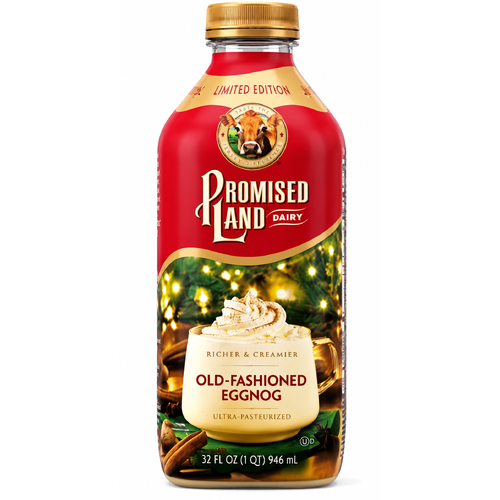 Promised Land Dairy Old Fashioned Eggnog - 32 Ounce